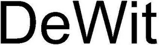 DEWIT logo