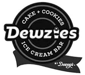 DEWZIES CAKE COOKIES ICE CREAM BARS BY DEWEY'S logo