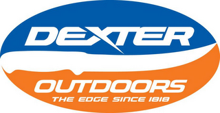 DEXTER OUTDOORS THE EDGE SINCE 1818 logo