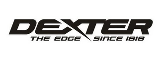 DEXTER THE EDGE SINCE 1818 logo