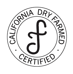 DF CALIFORNIA DRY FARMED CERTIFIED logo