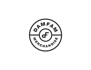 DF DAMFAM MERCHANDISE logo