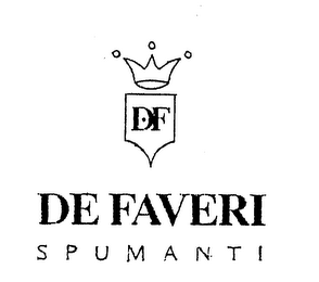 DF DE FAVERI SPUMANTI logo
