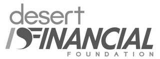 DF DESERT FINANCIAL FOUNDATION logo