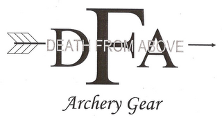 DFA DEATH FROM ABOVE ARCHERY GEAR logo