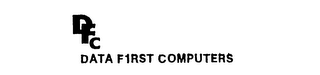 DFC DATA FIRST COMPUTERS logo