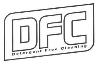 DFC DETERGENT FREE CLEANING logo