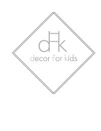 DFK DECOR FOR KIDS logo