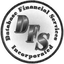 DFS DATABASE FINANCIAL SERVICES INCORPORATED logo