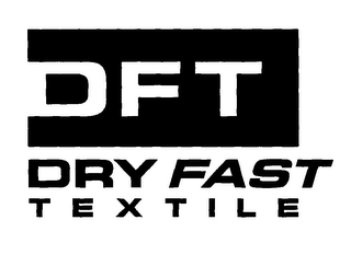 DFT DRY FAST TEXTILE logo