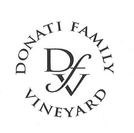 DFV DONATI FAMILY VINEYARD logo