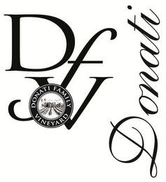 DFV DONATI FAMILY VINEYARD DONATI logo