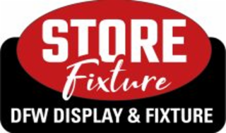 DFW DISPLAY & FIXTURE STORE FIXTURE logo