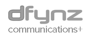 DFYNZ COMMUNICATIONS+ logo