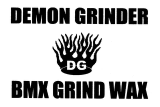 DG DEMON GRINDER BMX GRIND WAX logo