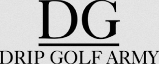 DG DRIP GOLF ARMY logo