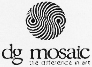 DG MOSAIC THE DIFFERENCE IN ART logo