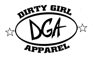 DGA DIRTY GIRL APPAREL logo