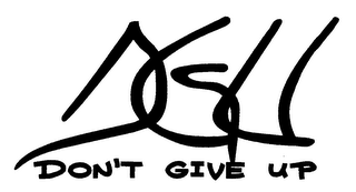 DGU DON'T GIVE UP logo