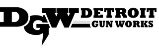 DGW DETROIT GUN WORKS logo