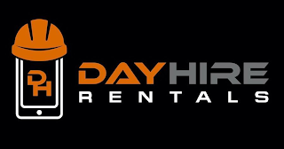 DH DAY HIRE RENTALS logo