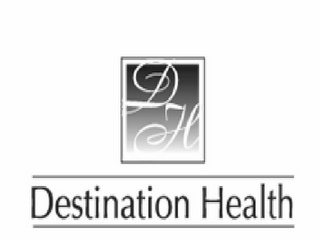 DH DESTINATION HEALTH logo