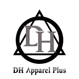 DH DH APPAREL PLUS logo