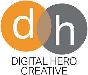 DH DIGITAL HERO CREATIVE logo
