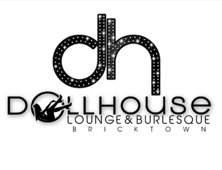DH DOLLHOUSE LOUNGE & BURLESQUE B R I CK T O W N logo