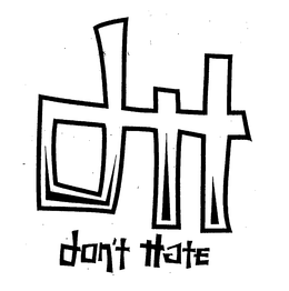 DH DON'T HATE logo
