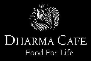 DHARMA CAFE FOOD FOR LIFE logo