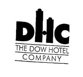 DHC THE DOW HOTEL COMPANY logo