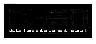 DHEN DIGITAL HOME ENTERTAINMENT NETWORK logo