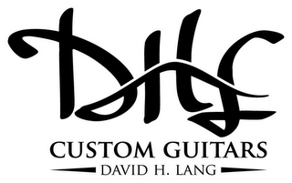 DHL CUSTOM GUITARS DAVID H. LANG logo
