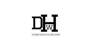 DHW DREAMS HEALTH & WELLNESS logo