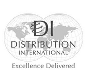 DI DISTRIBUTION INTERNATIONAL EXCELLENCE DELIVERED logo