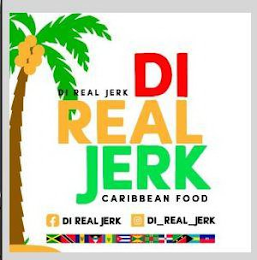 DI REAL JERK DI REAL JERK CARIBBEAN FOOD F DI REAL JERK DI_ REAL_JERK logo