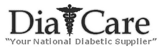 DIA CARE YOUR NATIONAL DIABETIC SUPPLIER logo