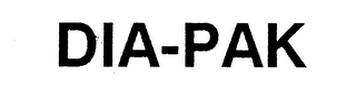DIA-PAK logo