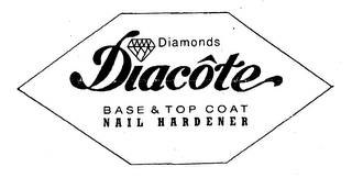 DIACOTE DIAMONDS BASE & TOP COAT NAIL HARDENER logo