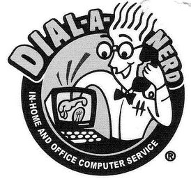 DIAL-A-NERD IN-HOME AND OFFICE COMPUTER SERVICE logo