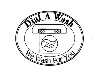 DIAL A WASH WE WASH FOR YOU logo