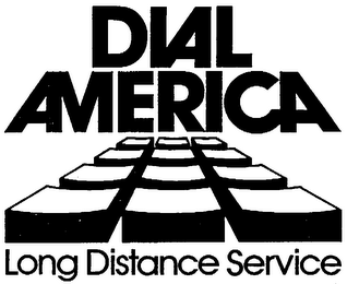 DIAL AMERICA LONG DISTANCE SERVICE logo