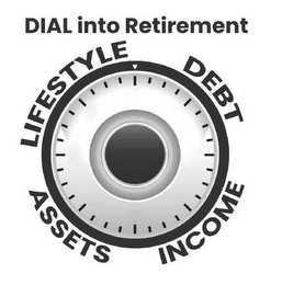 DIAL INTO RETIREMENT DEBT INCOME ASSETSLIFESTYLE logo