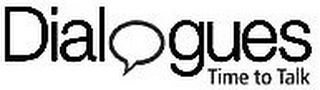 DIALOGUES TIME TO TALK logo