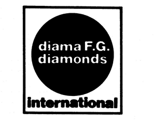 DIAMA F.G. DIAMONDS INTERNATIONAL logo