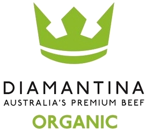 DIAMANTINA AUSTRALIA'S PREMIUM BEEF ORGANIC logo