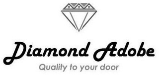 DIAMOND ADOBE QUALITY TO YOUR DOOR logo