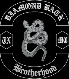 DIAMOND BACK TX MC BROTHERHOOD logo