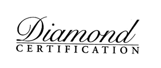 DIAMOND C E R T I F I C A T I O N logo